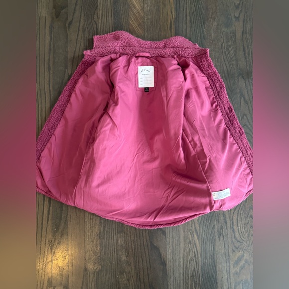 Art Class Pink Sherpa Button Down jacket nwt medium - Picture 7 of 8